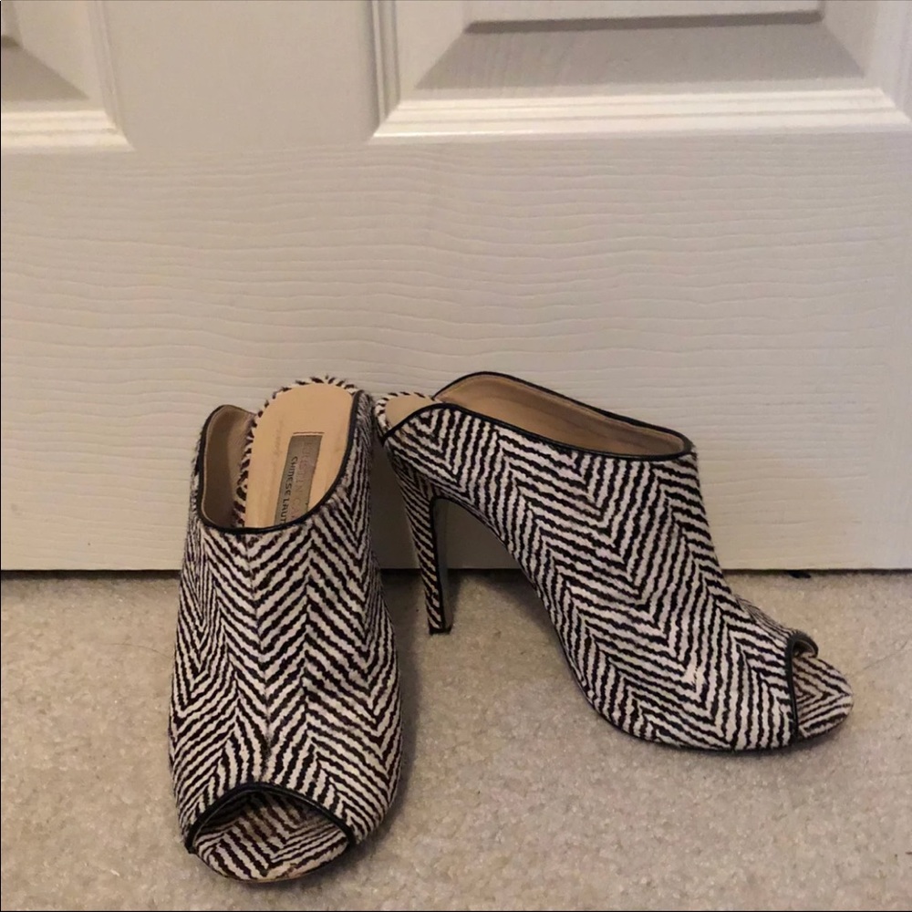 Zebra Print High Heels